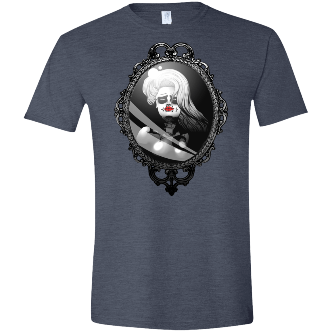 T-Shirts Heather Navy / S Mirror Men's Semi-Fitted Softstyle