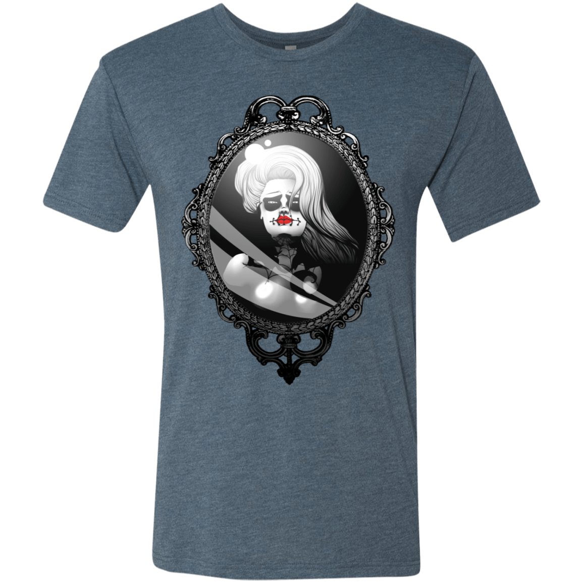 T-Shirts Indigo / S Mirror Men's Triblend T-Shirt