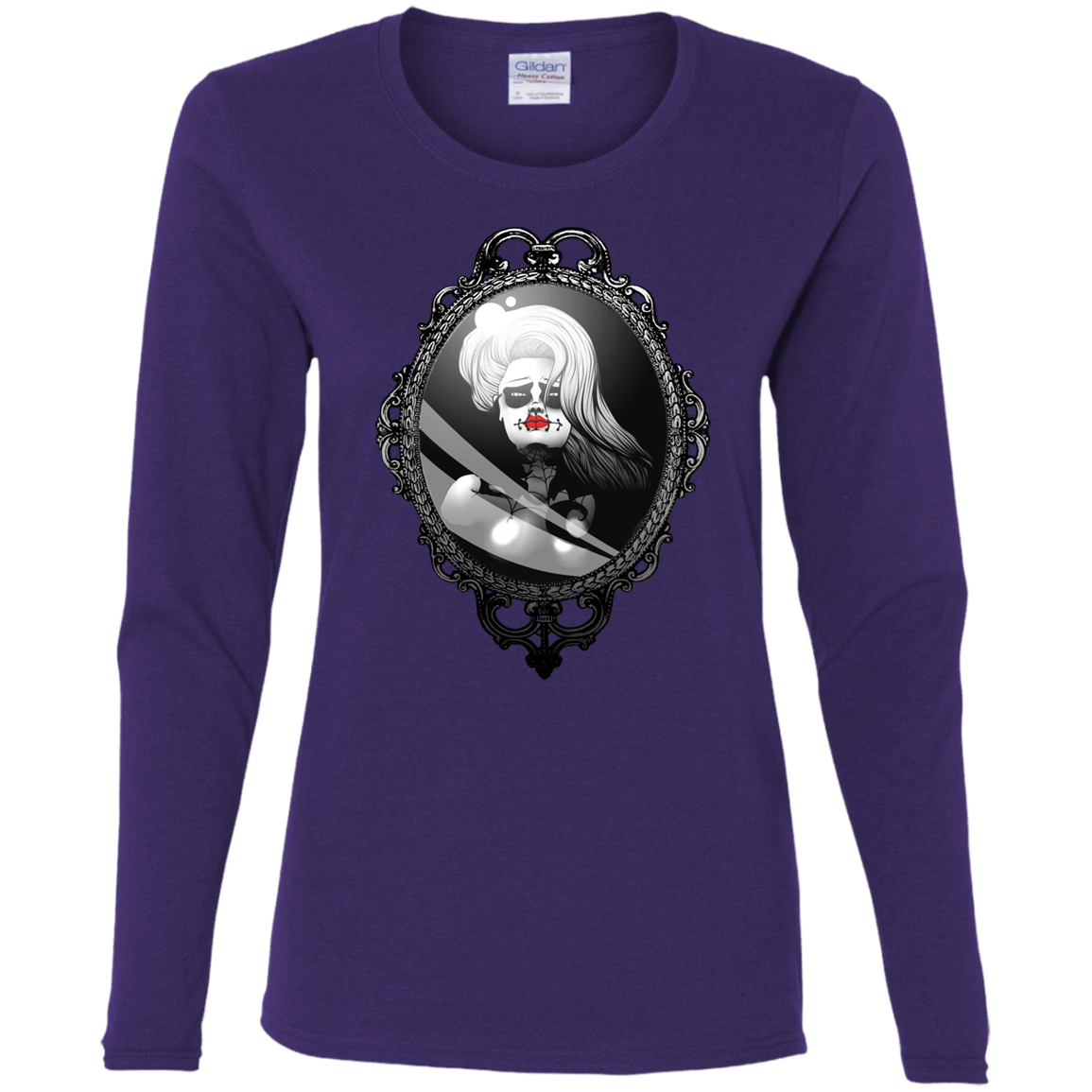 T-Shirts Purple / S Mirror Women's Long Sleeve T-Shirt