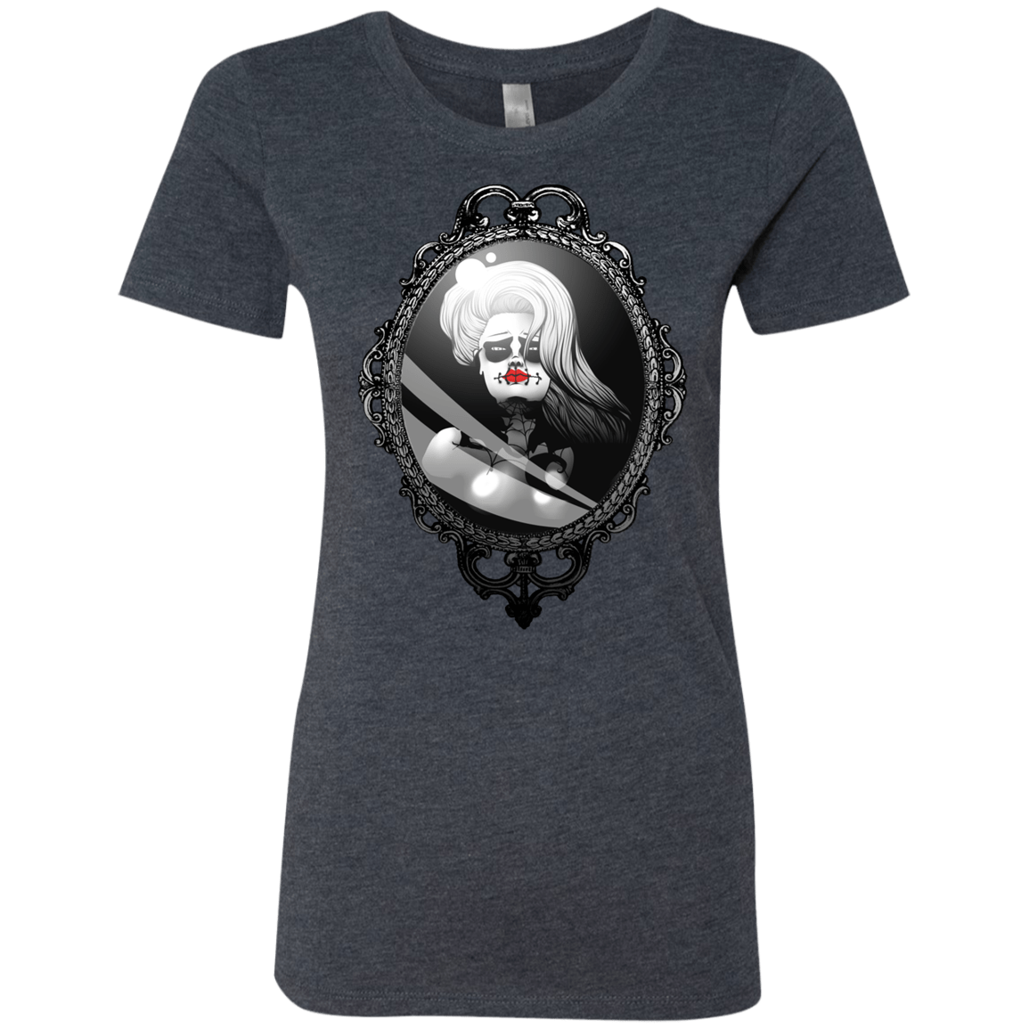 T-Shirts Vintage Navy / S Mirror Women's Triblend T-Shirt