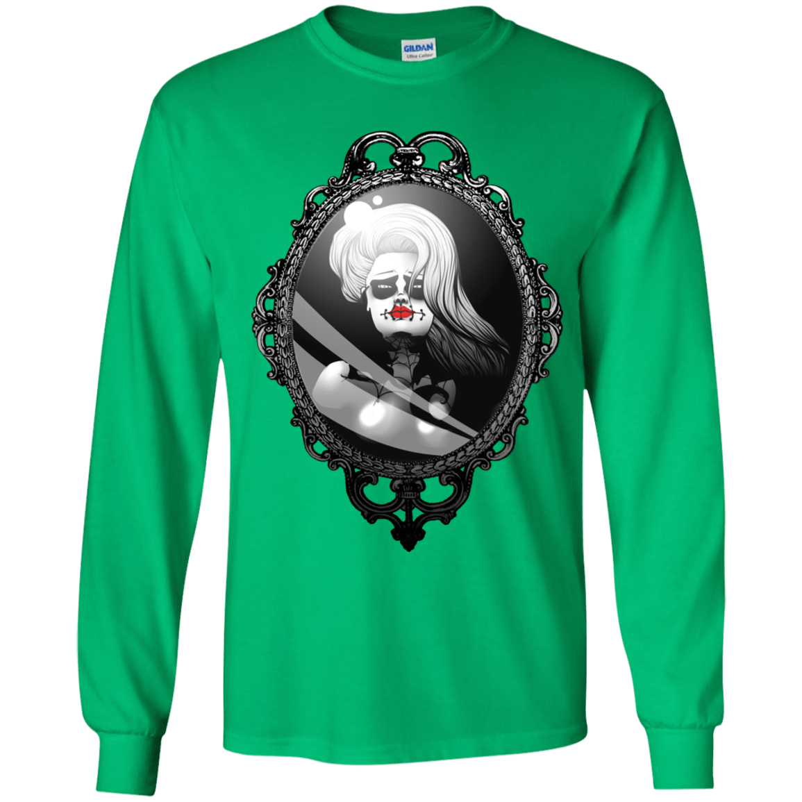 T-Shirts Irish Green / YS Mirror Youth Long Sleeve T-Shirt