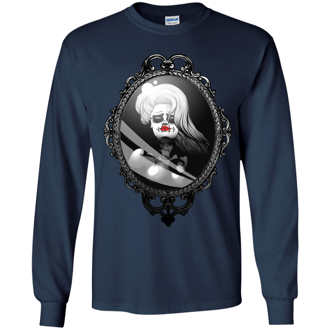 T-Shirts Navy / YS Mirror Youth Long Sleeve T-Shirt