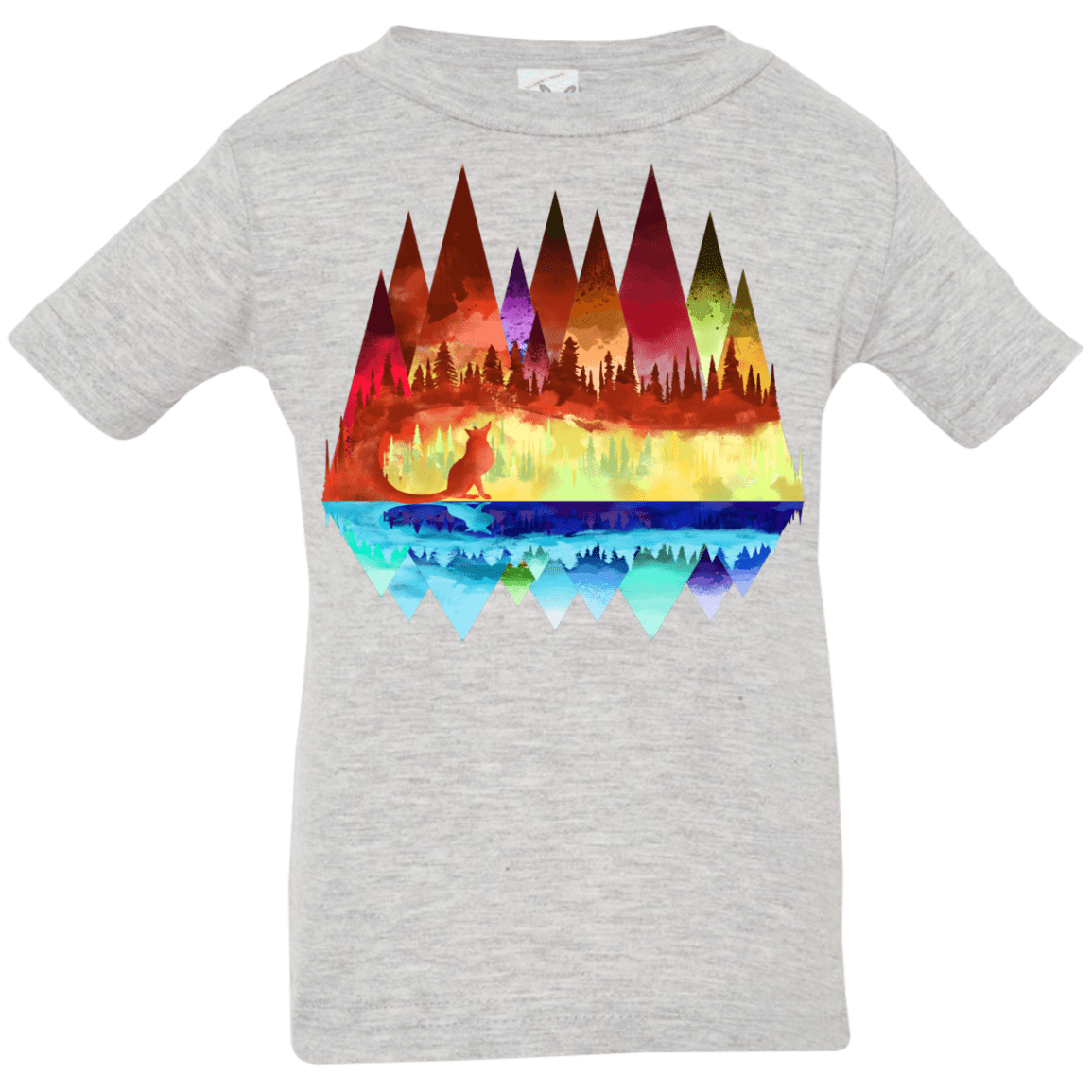 T-Shirts Heather Grey / 6 Months Mirrored Range Infant Premium T-Shirt