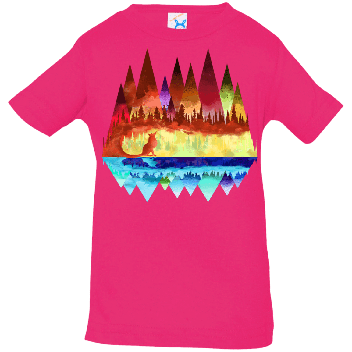 T-Shirts Hot Pink / 6 Months Mirrored Range Infant Premium T-Shirt