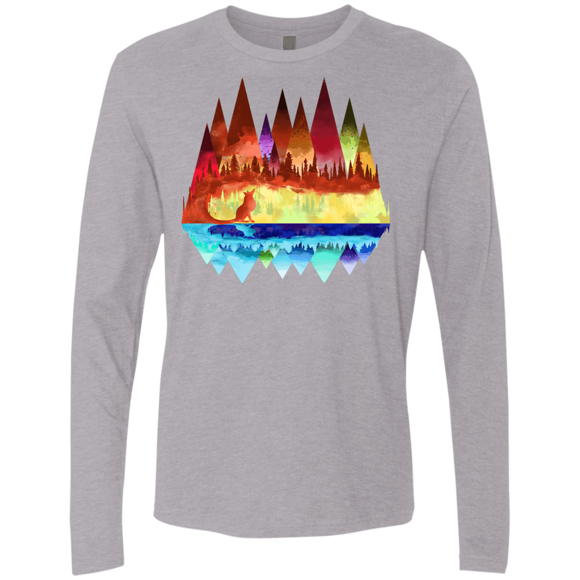 Mirrored Range Men's Premium Long Sleeve