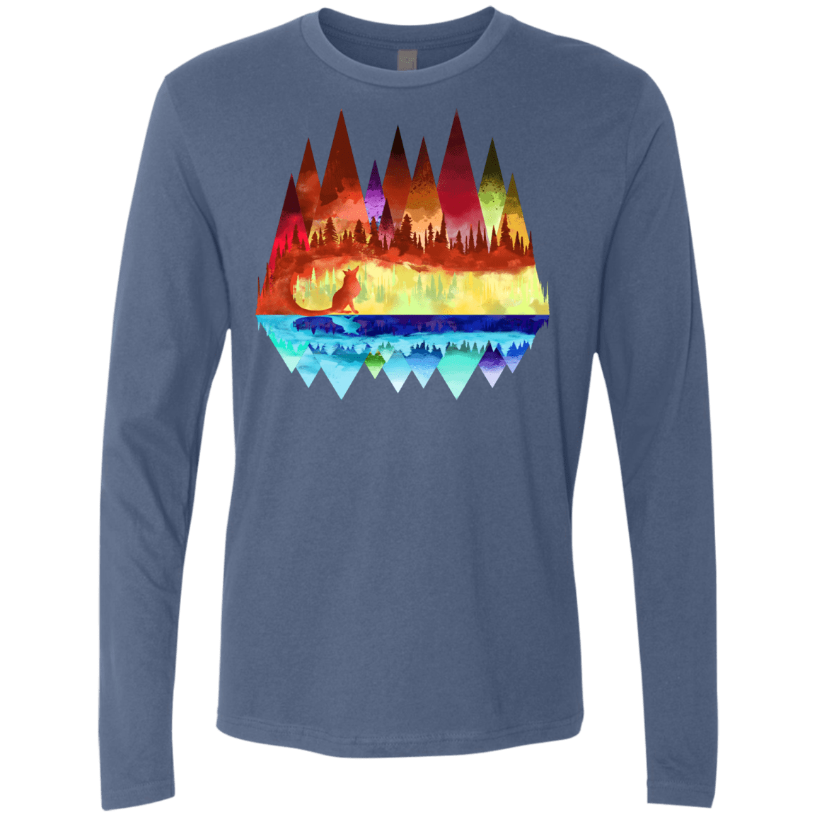 Mirrored Range Men's Premium Long Sleeve