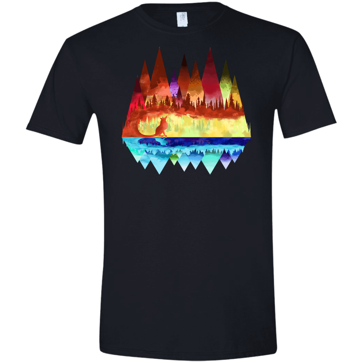 Mirrored Range Men's Semi-Fitted Softstyle