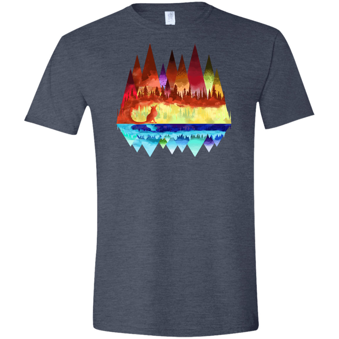 Mirrored Range Men's Semi-Fitted Softstyle