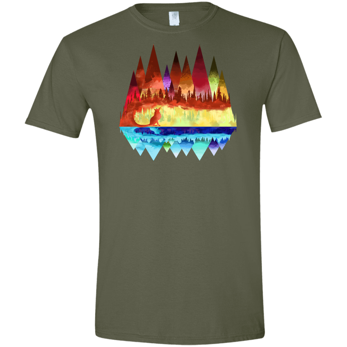 Mirrored Range Men's Semi-Fitted Softstyle