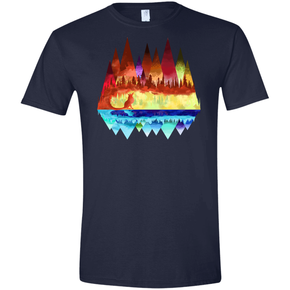 Mirrored Range Men's Semi-Fitted Softstyle