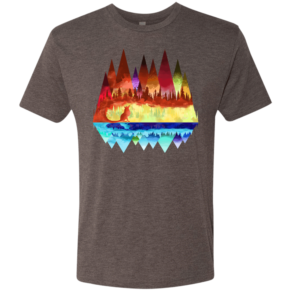 T-Shirts Macchiato / S Mirrored Range Men's Triblend T-Shirt