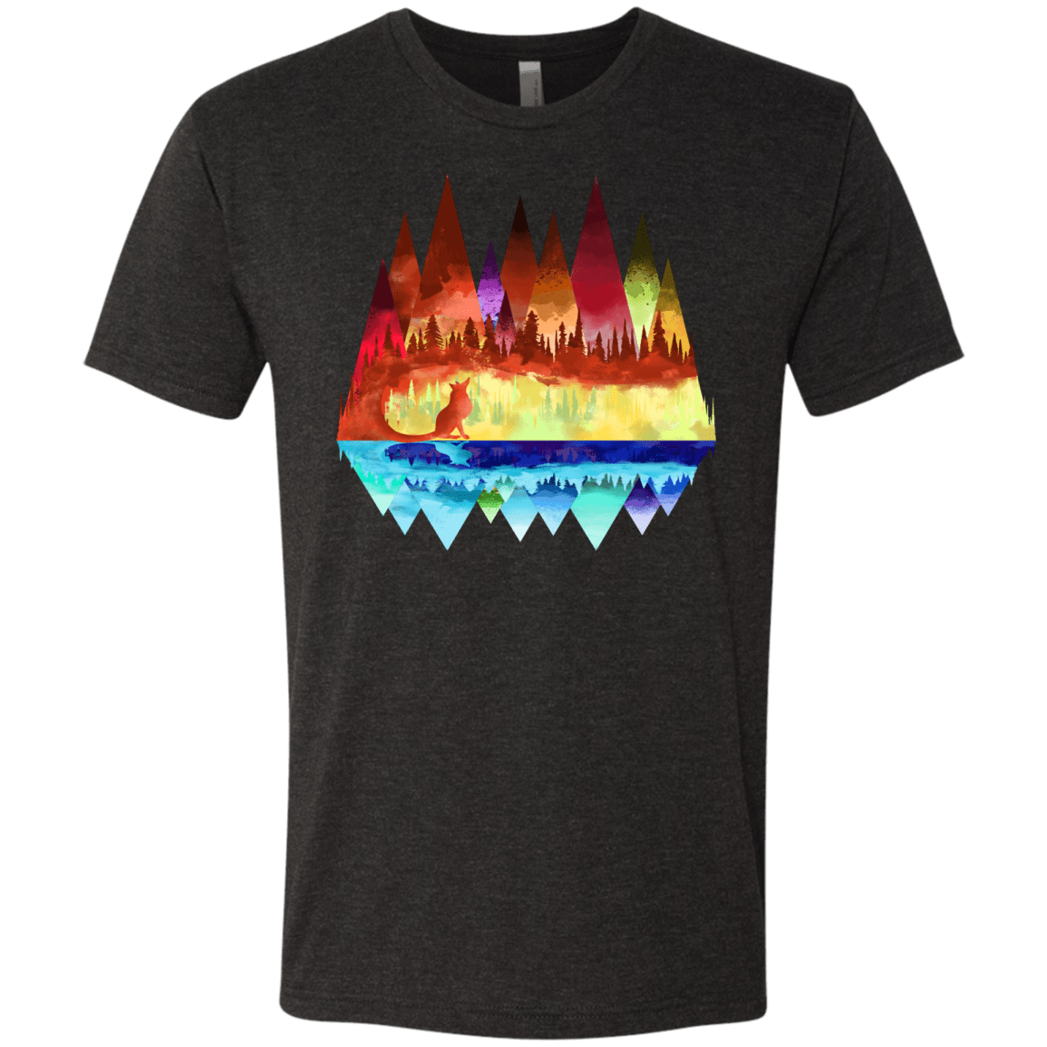 T-Shirts Vintage Black / S Mirrored Range Men's Triblend T-Shirt