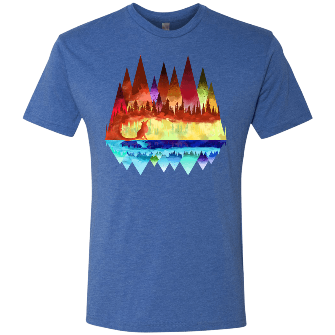 T-Shirts Vintage Royal / S Mirrored Range Men's Triblend T-Shirt