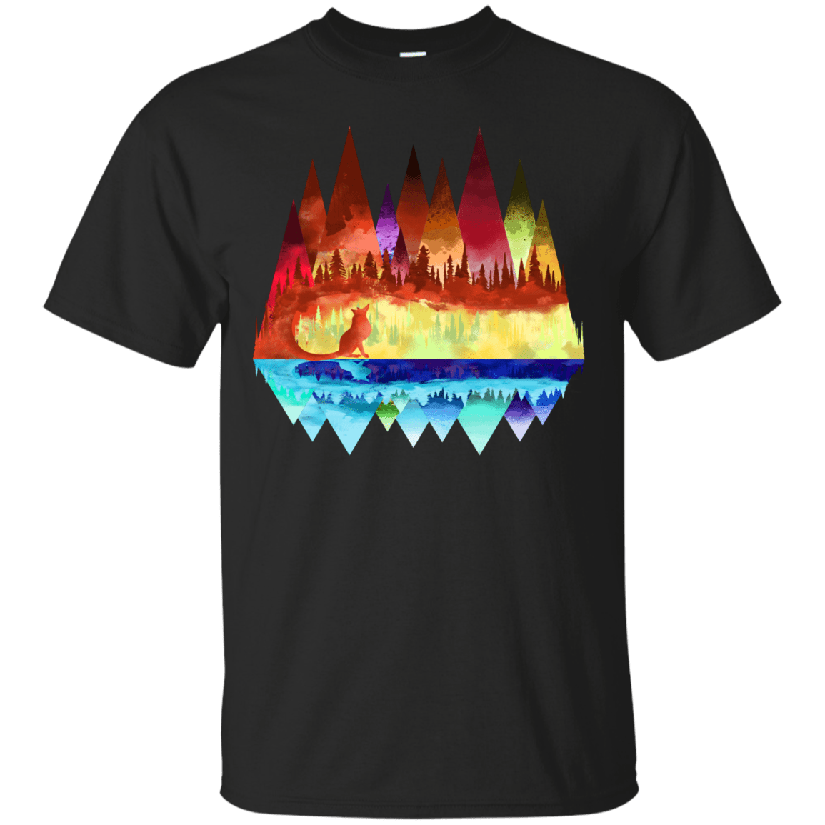 T-Shirts Black / S Mirrored Range T-Shirt