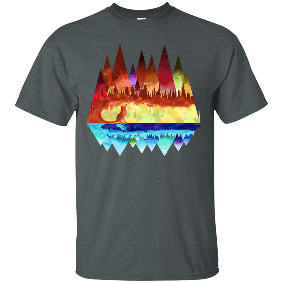 T-Shirts Dark Heather / S Mirrored Range T-Shirt