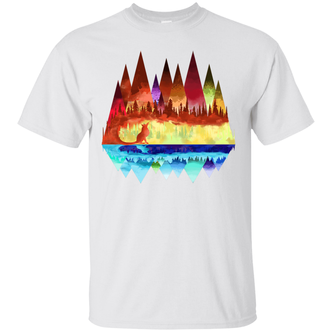 T-Shirts White / S Mirrored Range T-Shirt