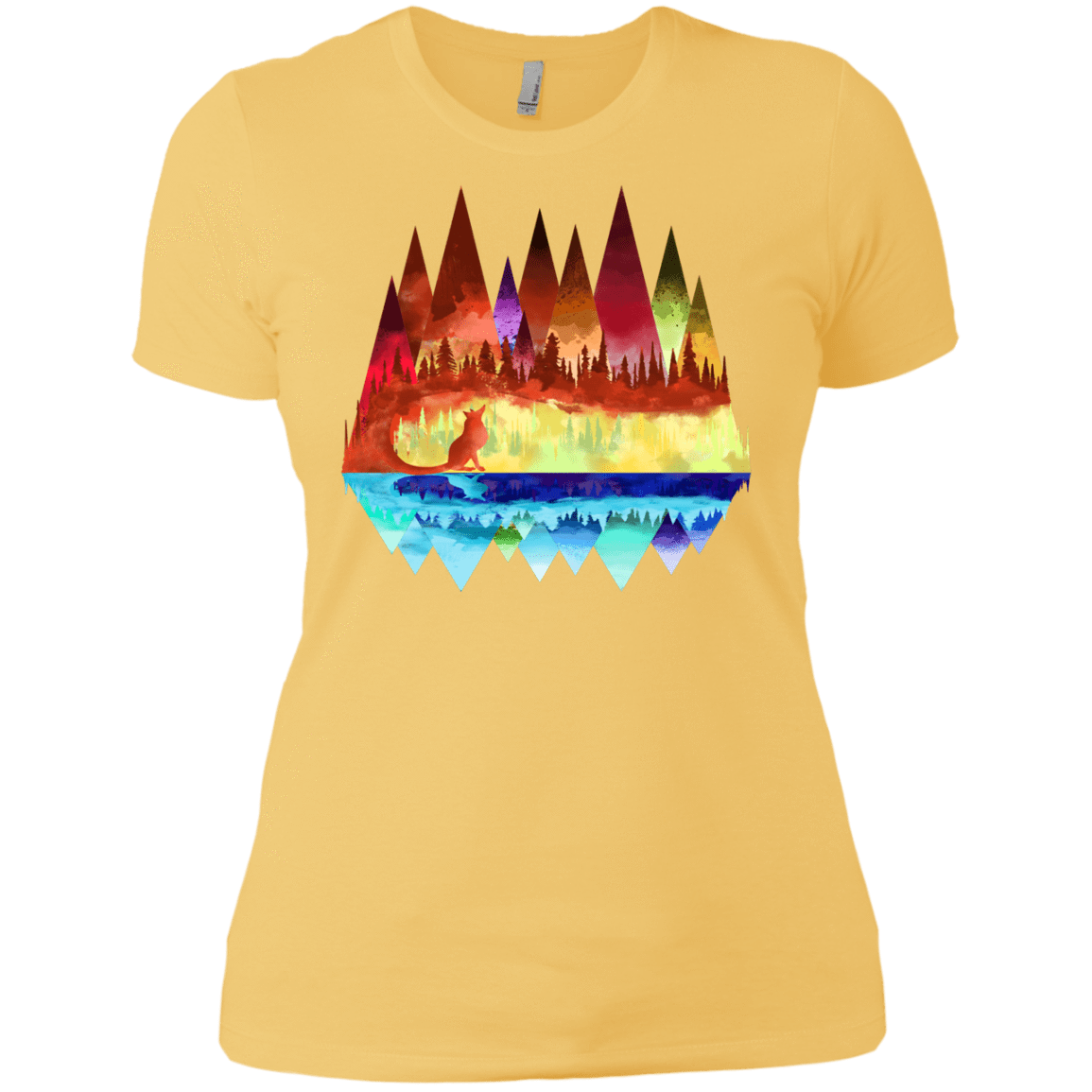 T-Shirts Banana Cream/ / X-Small Mirrored Range Women's Premium T-Shirt