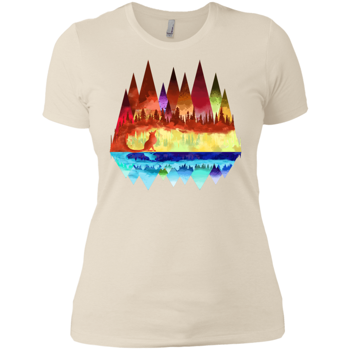 T-Shirts Ivory/ / X-Small Mirrored Range Women's Premium T-Shirt