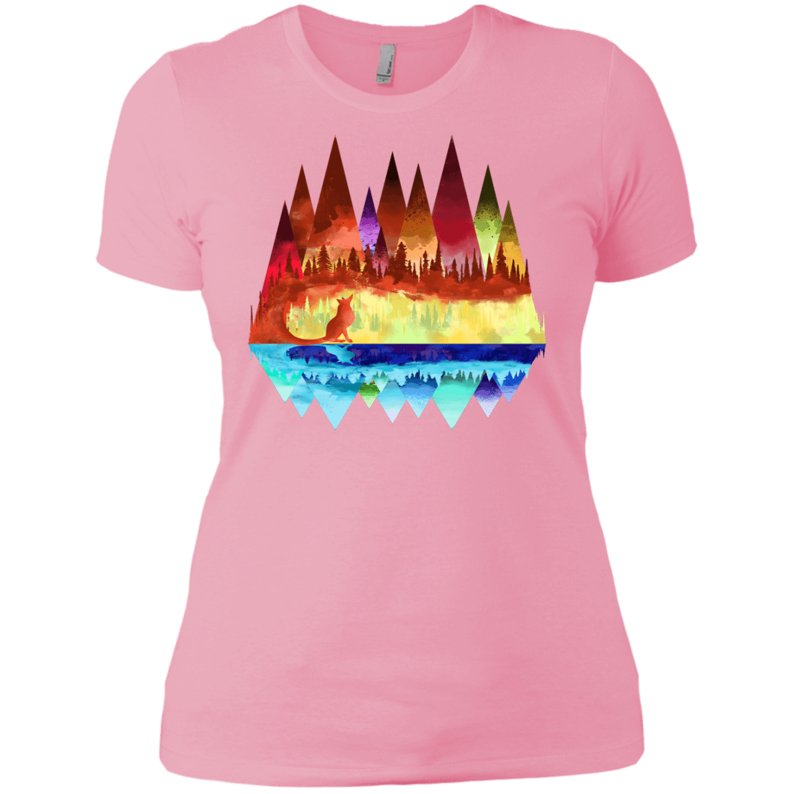 T-Shirts Light Pink / X-Small Mirrored Range Women's Premium T-Shirt