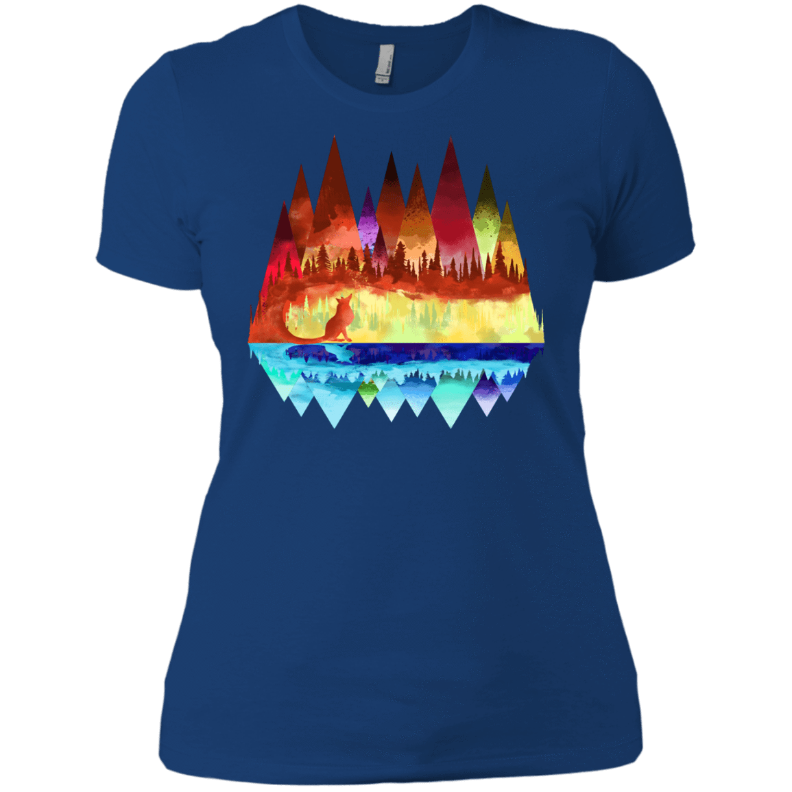 T-Shirts Royal / X-Small Mirrored Range Women's Premium T-Shirt