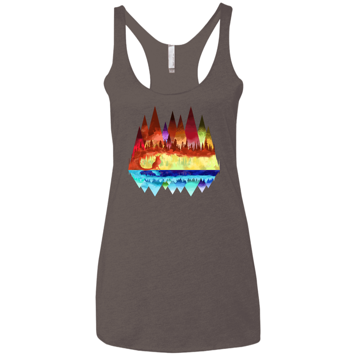 Mirrored Range Women's Triblend Racerback Tank