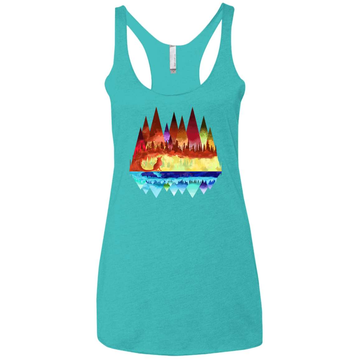 Mirrored Range Women's Triblend Racerback Tank