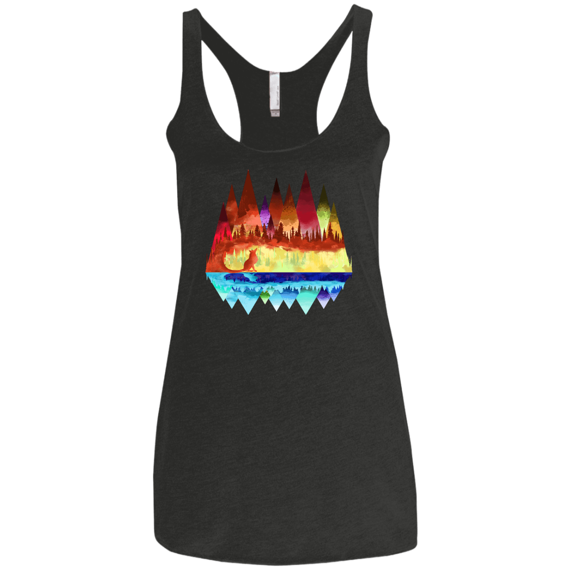 Mirrored Range Women's Triblend Racerback Tank