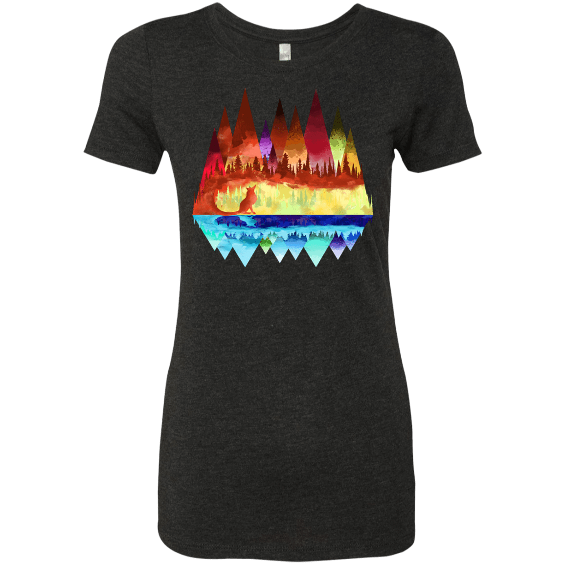 T-Shirts Vintage Black / S Mirrored Range Women's Triblend T-Shirt