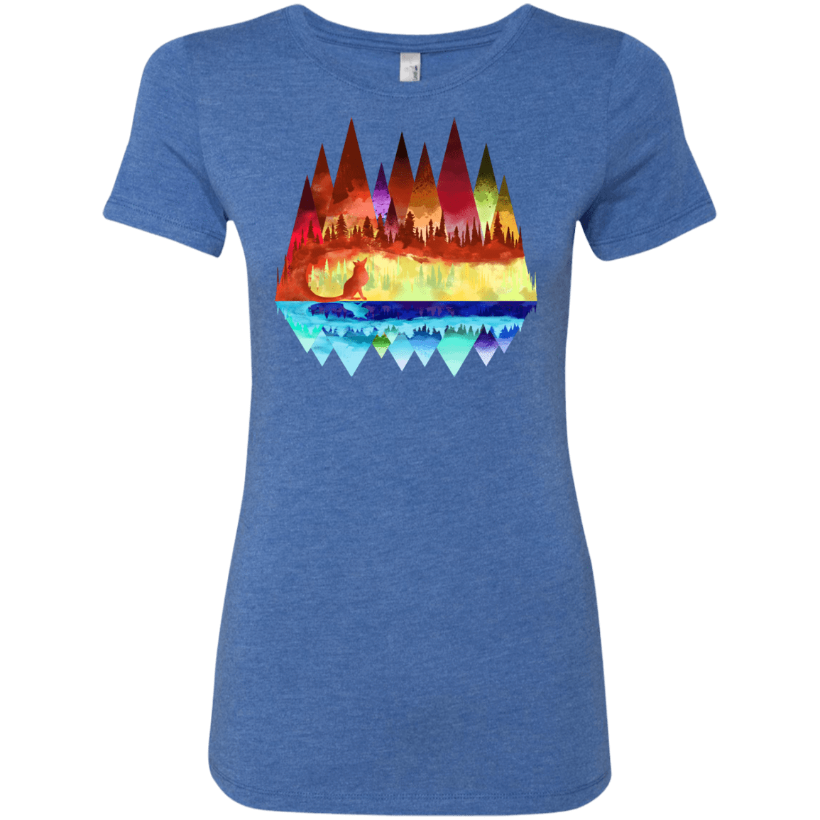 T-Shirts Vintage Royal / S Mirrored Range Women's Triblend T-Shirt