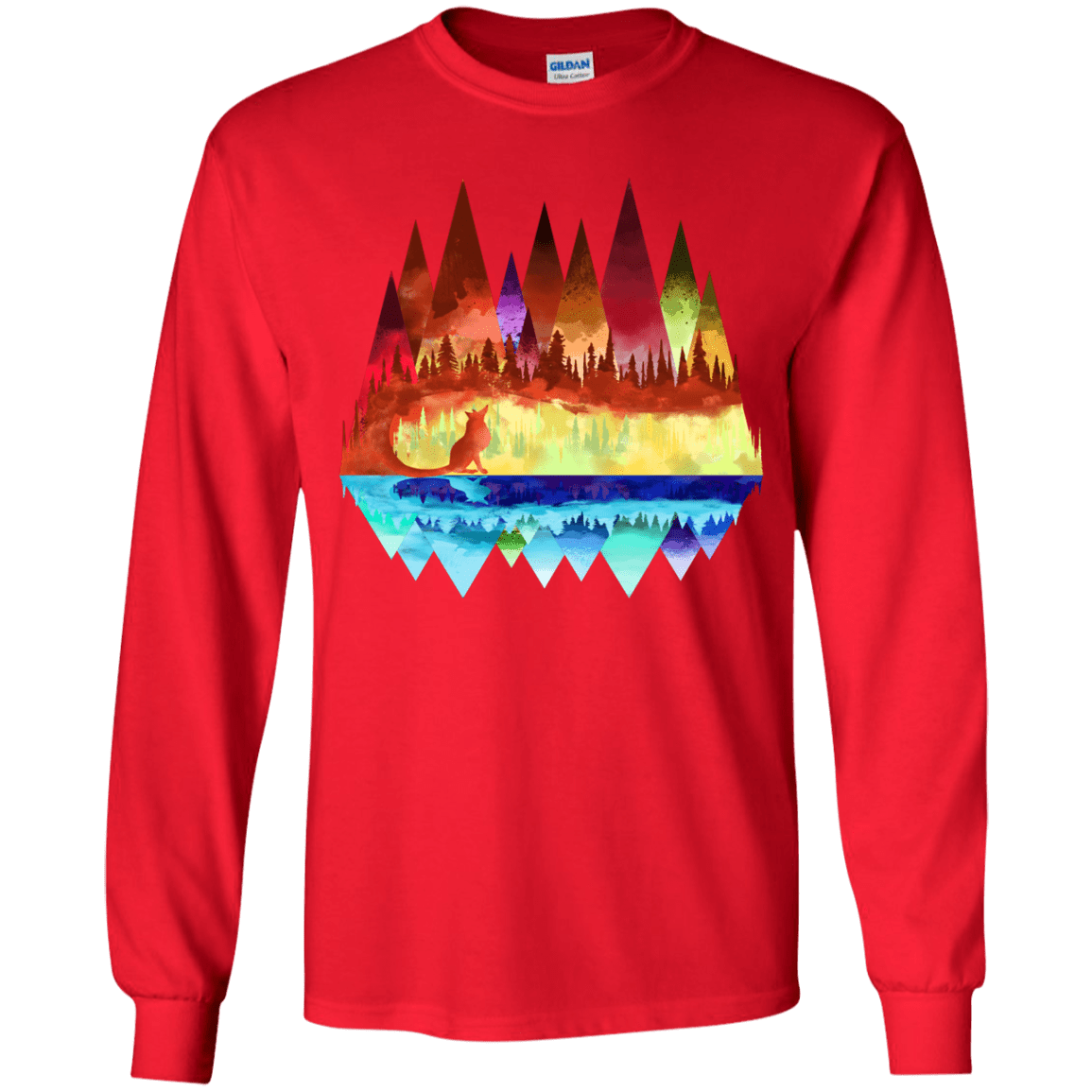 Mirrored Range Youth Long Sleeve T-Shirt