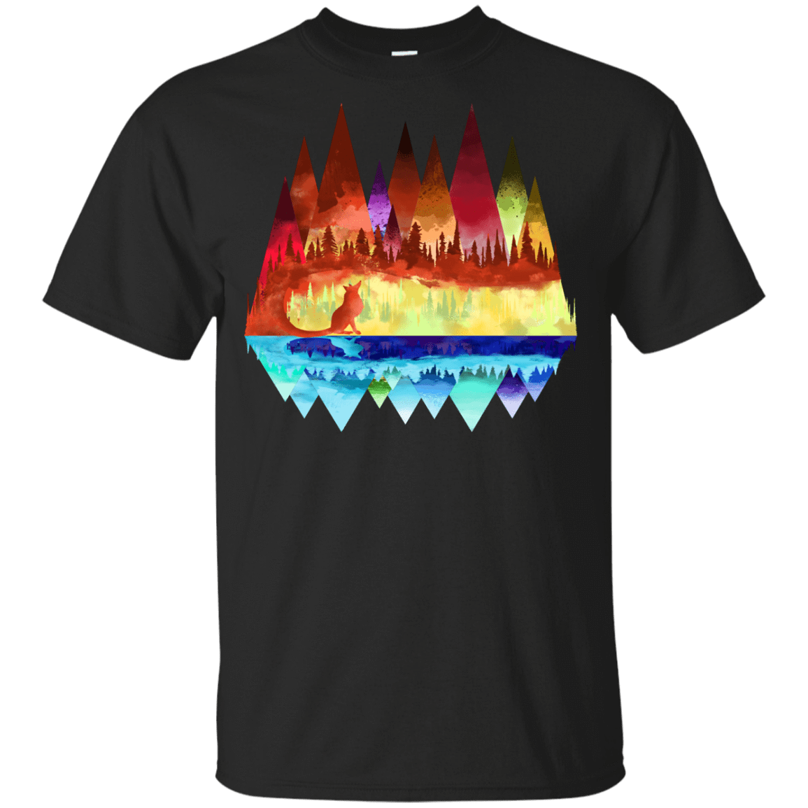 T-Shirts Black / YXS Mirrored Range Youth T-Shirt