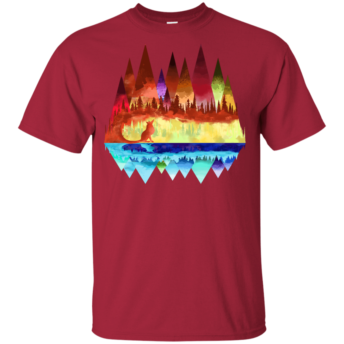 T-Shirts Cardinal / YXS Mirrored Range Youth T-Shirt