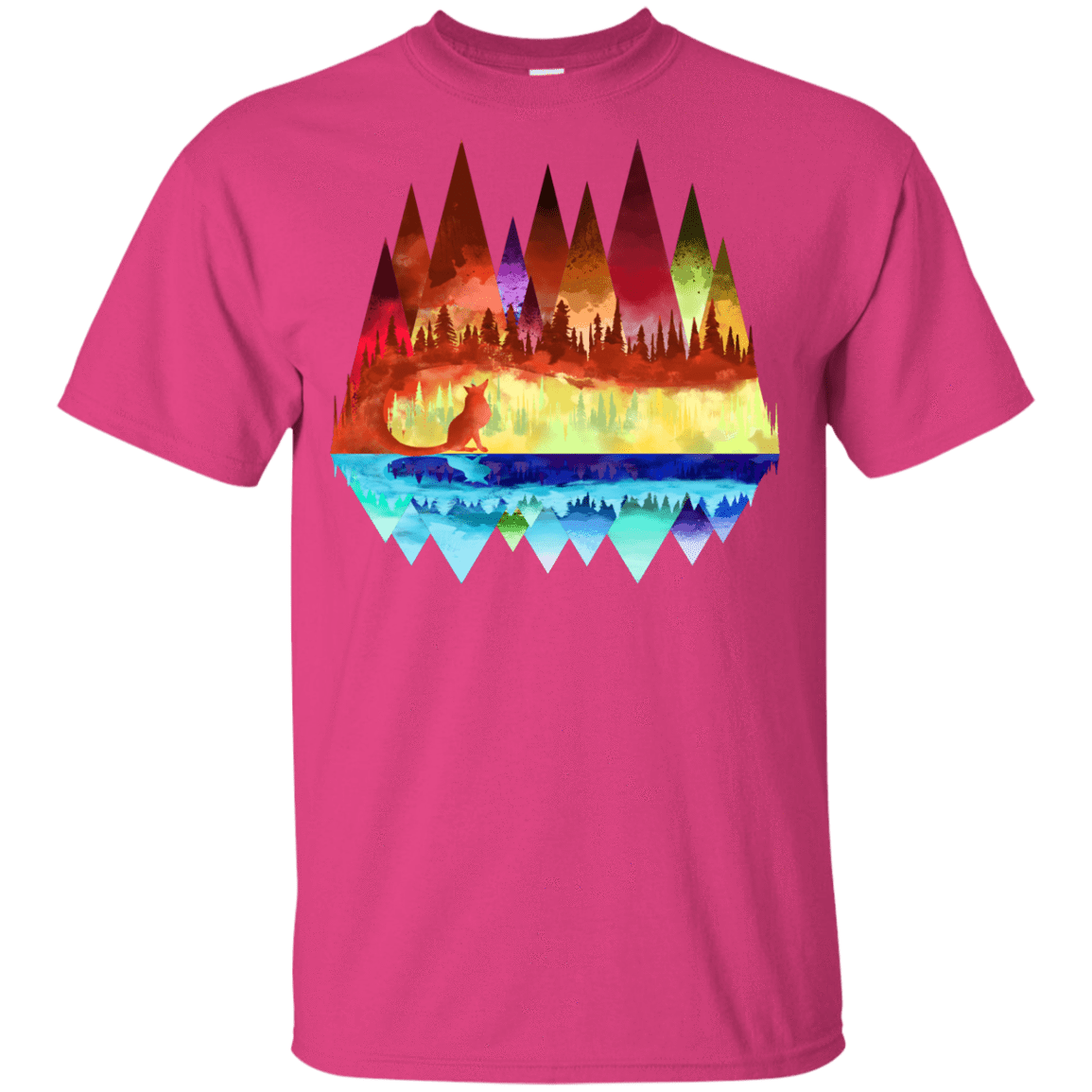 T-Shirts Heliconia / YXS Mirrored Range Youth T-Shirt