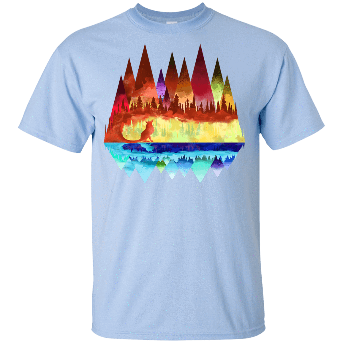 T-Shirts Light Blue / YXS Mirrored Range Youth T-Shirt