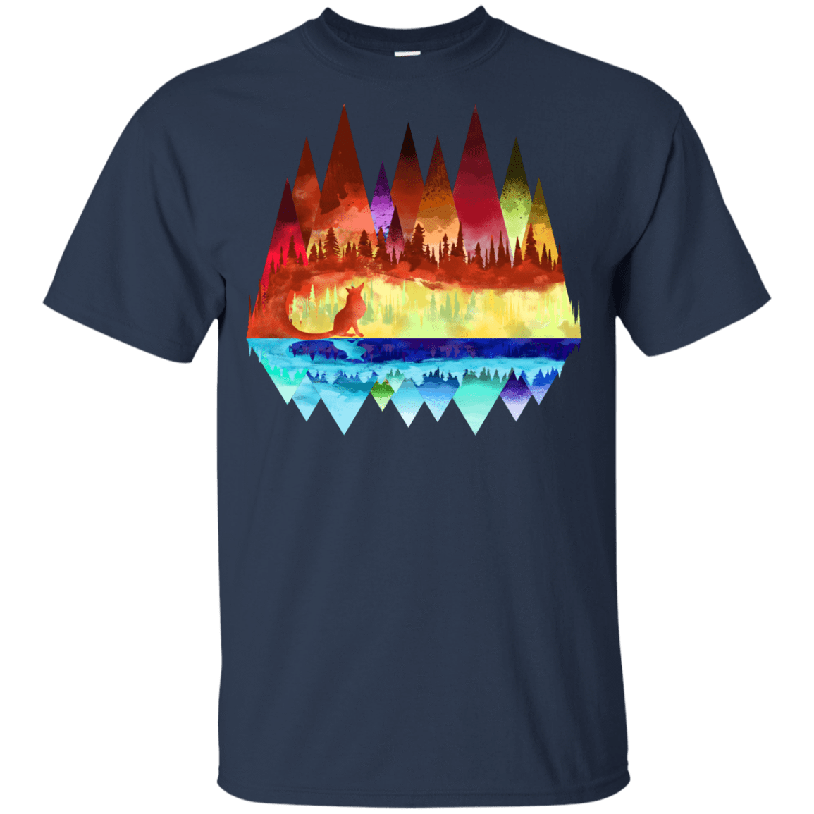 T-Shirts Navy / YXS Mirrored Range Youth T-Shirt