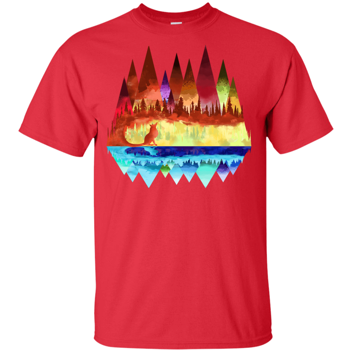 T-Shirts Red / YXS Mirrored Range Youth T-Shirt