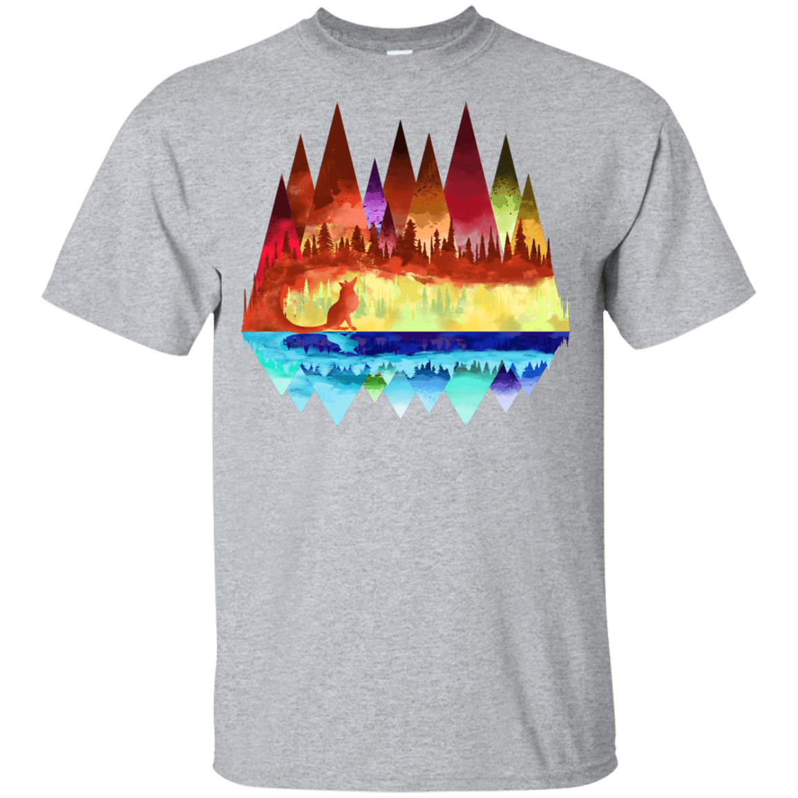 T-Shirts Sport Grey / YXS Mirrored Range Youth T-Shirt