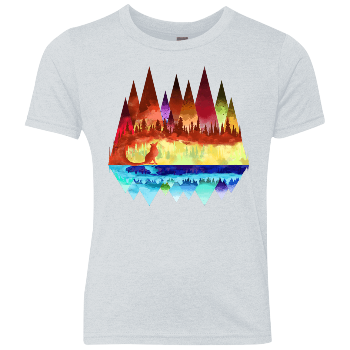 Mirrored Range Youth Triblend T-Shirt
