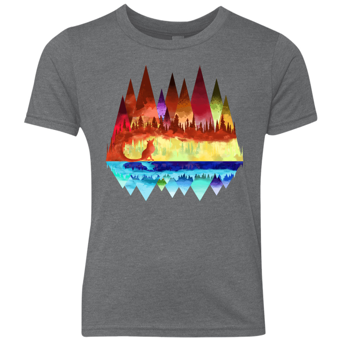 Mirrored Range Youth Triblend T-Shirt