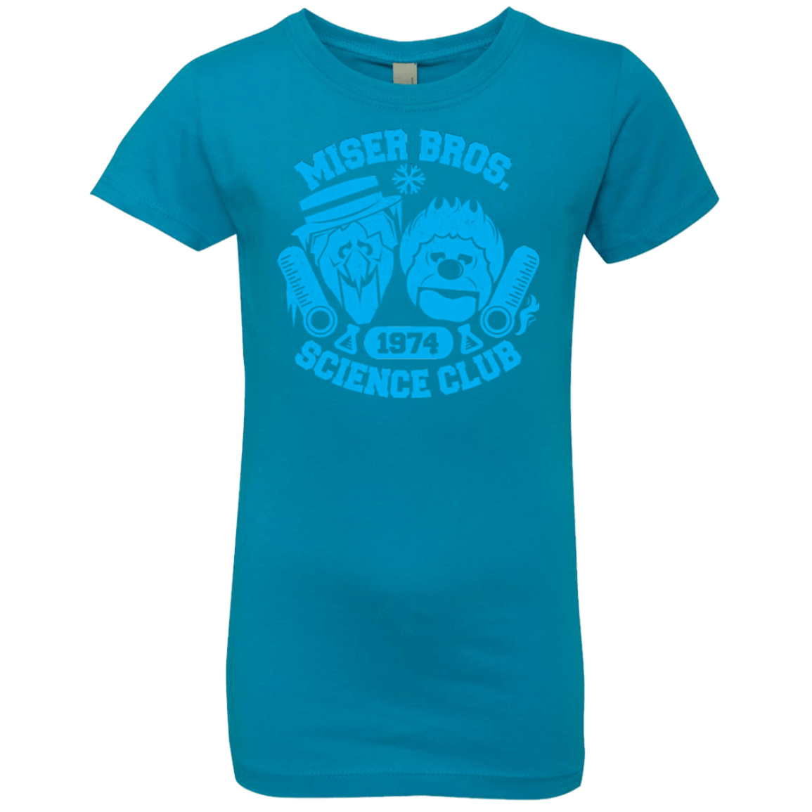 T-Shirts Turquoise / YXS Miser bros Science Club Girls Premium T-Shirt