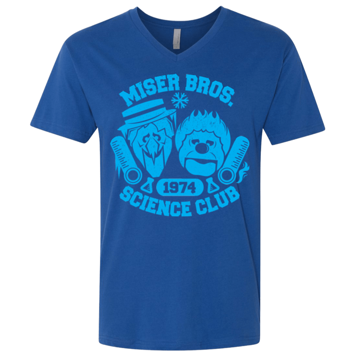T-Shirts Royal / X-Small Miser bros Science Club Men's Premium V-Neck