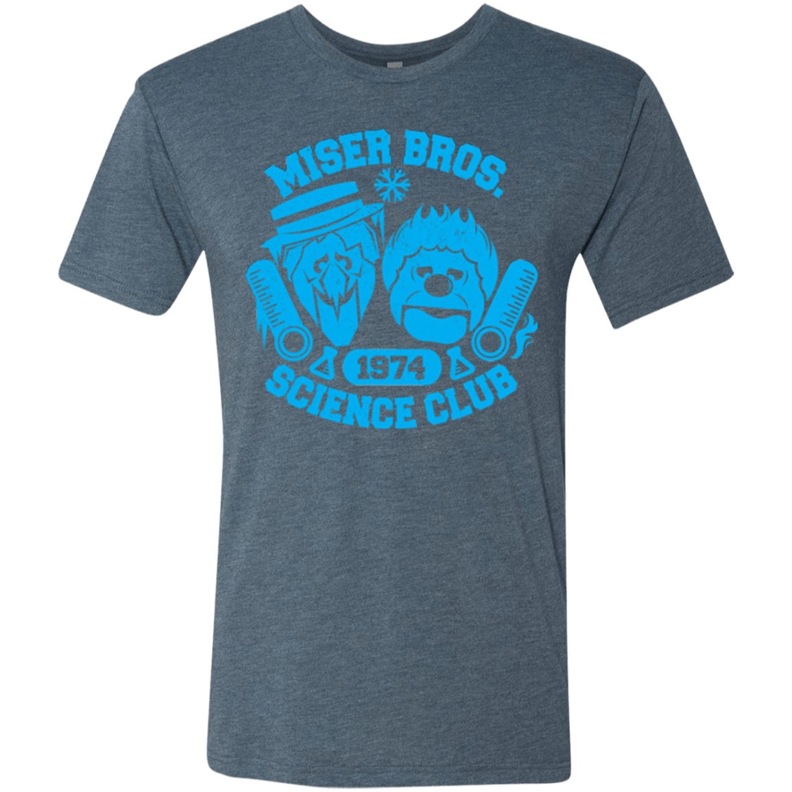 T-Shirts Indigo / Small Miser bros Science Club Men's Triblend T-Shirt