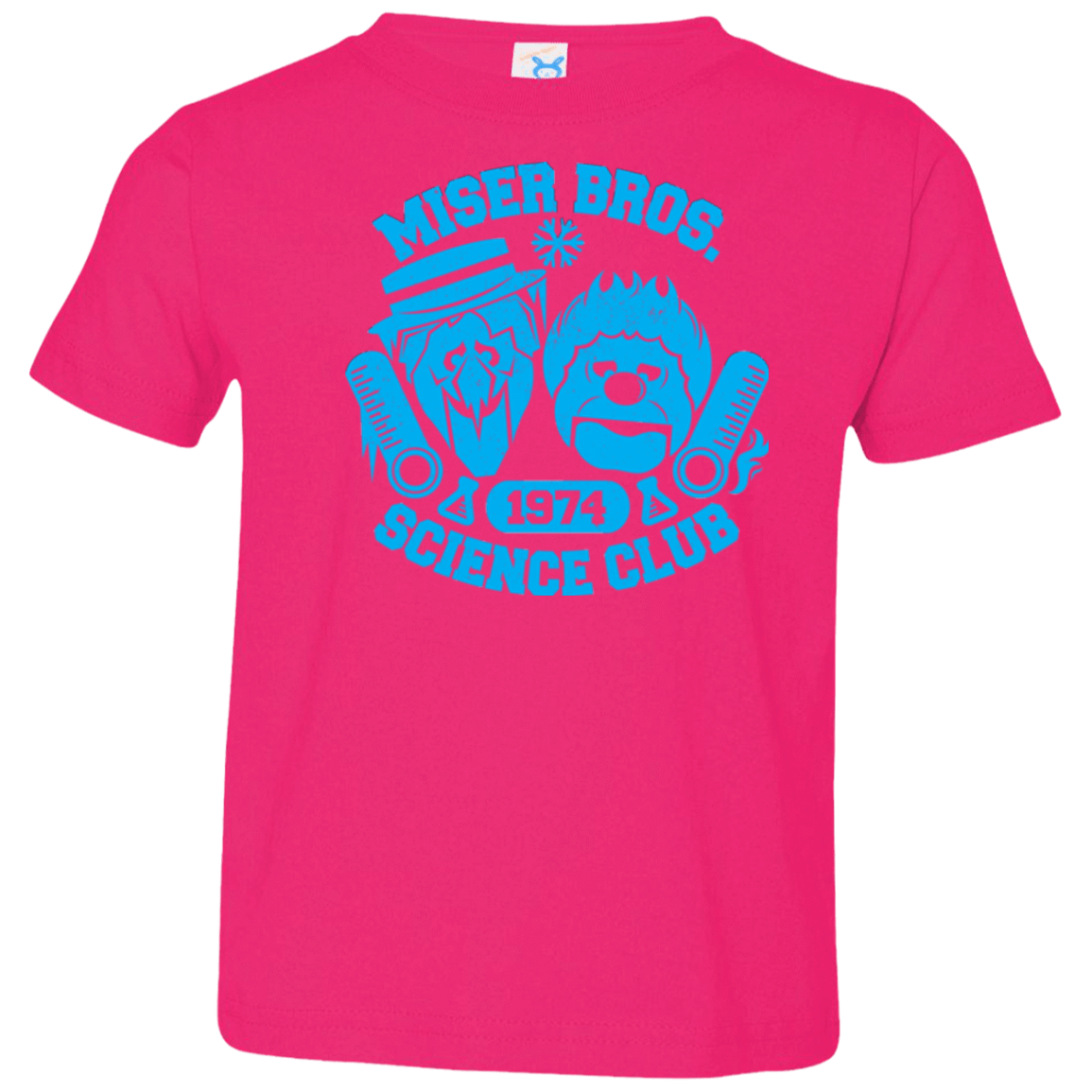 T-Shirts Hot Pink / 2T Miser bros Science Club Toddler Premium T-Shirt