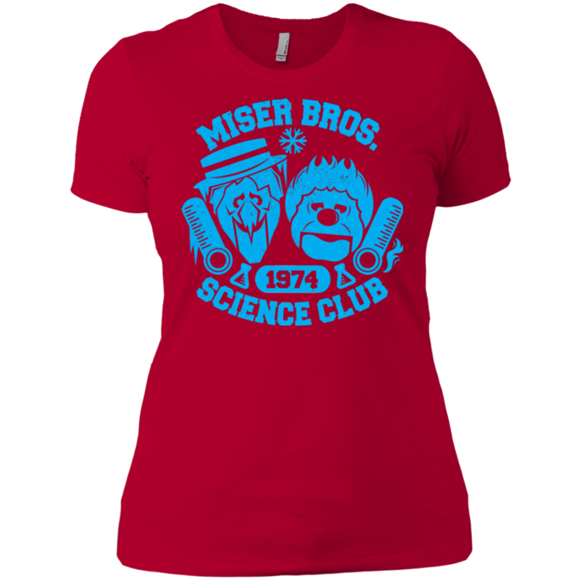 T-Shirts Red / X-Small Miser bros Science Club Women's Premium T-Shirt