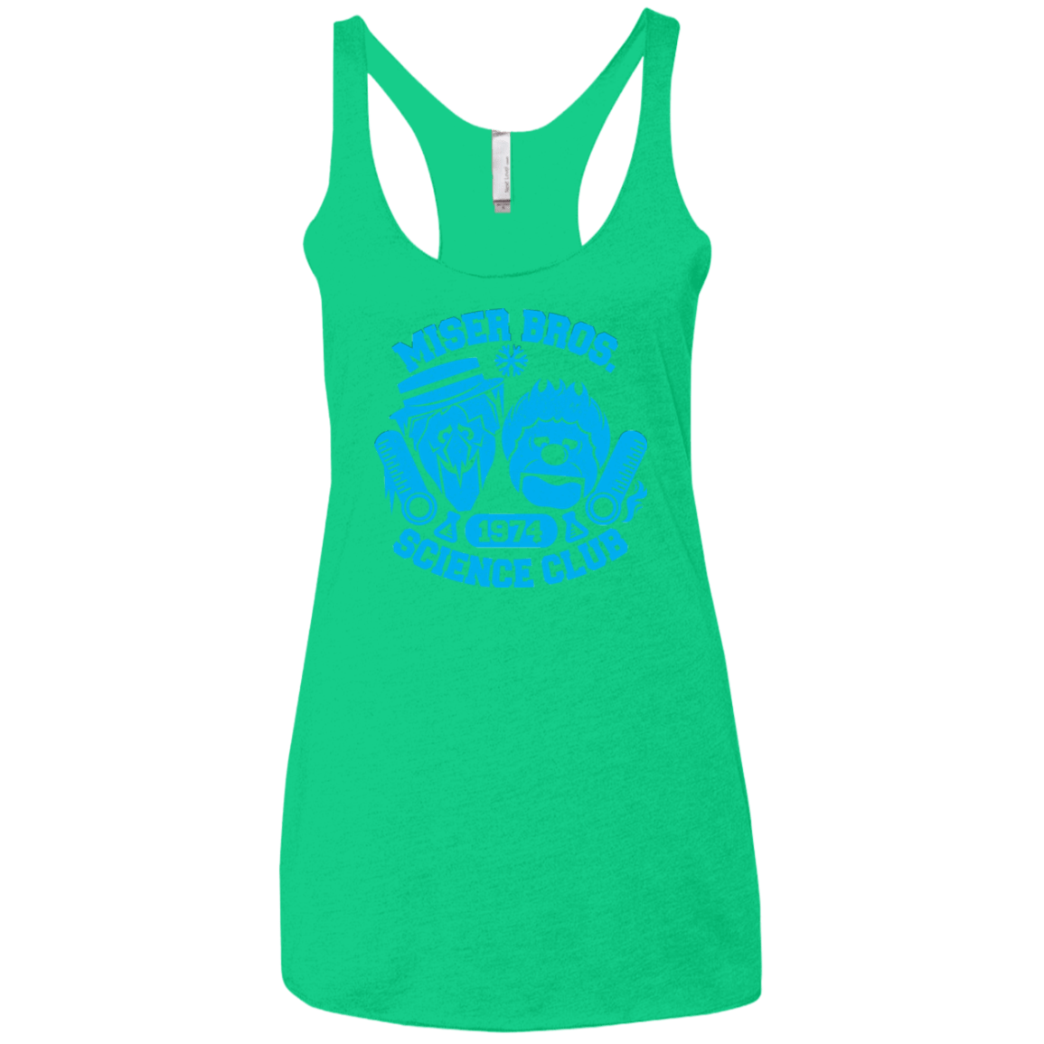 T-Shirts Envy / X-Small Miser bros Science Club Women's Triblend Racerback Tank