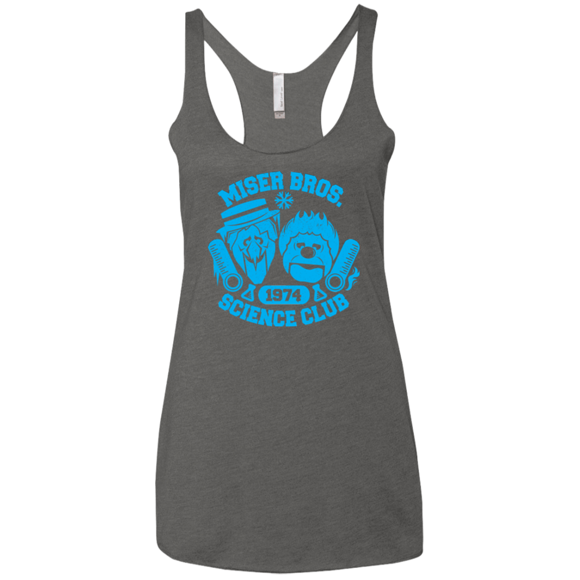 T-Shirts Premium Heather / X-Small Miser bros Science Club Women's Triblend Racerback Tank