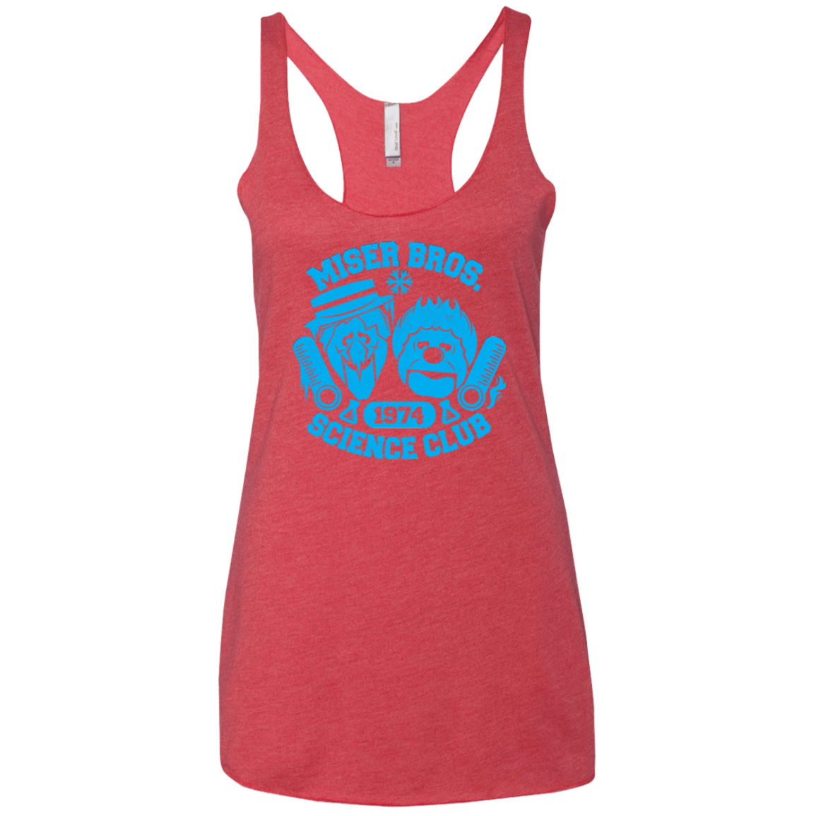 T-Shirts Vintage Red / X-Small Miser bros Science Club Women's Triblend Racerback Tank