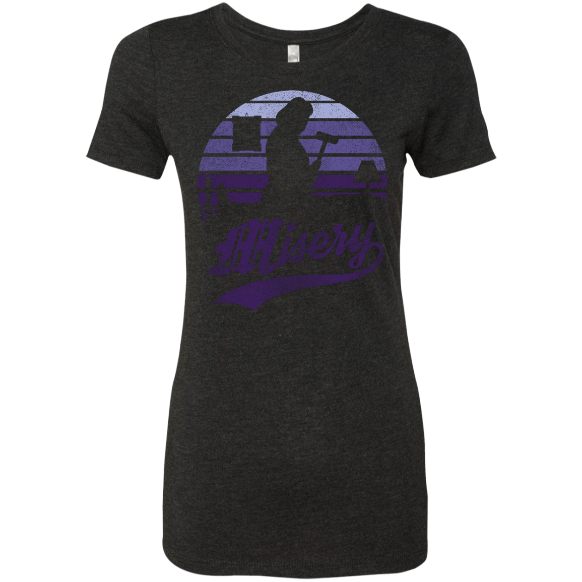 T-Shirts Vintage Black / Small Misery Sun Set Women's Triblend T-Shirt