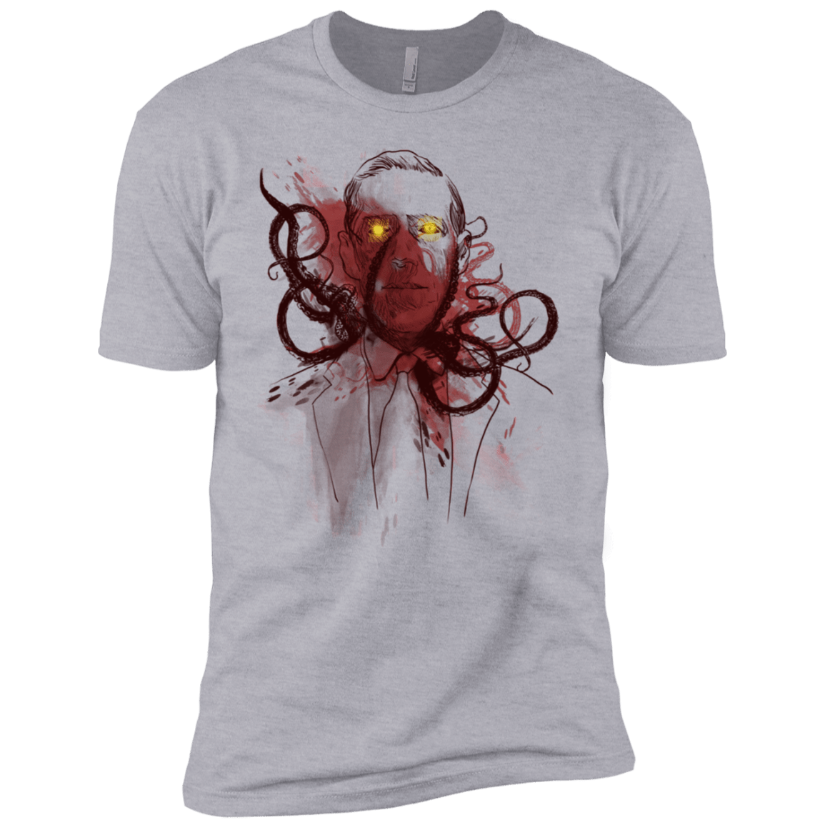 T-Shirts Heather Grey / YXS Miskatoninked Boys Premium T-Shirt