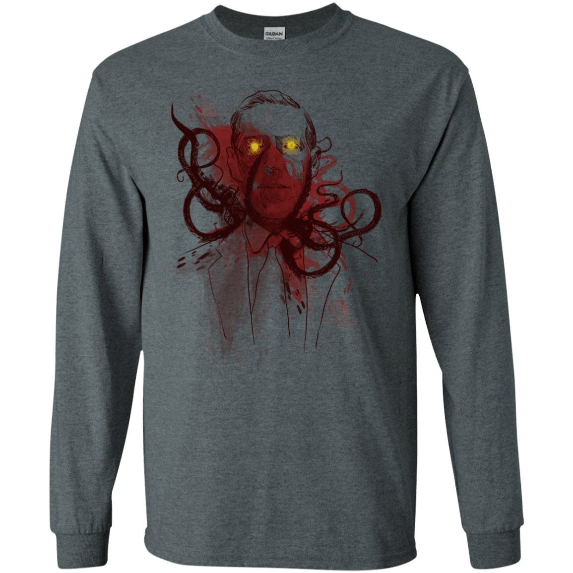 T-Shirts Dark Heather / S Miskatoninked Men's Long Sleeve T-Shirt